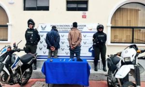 Detienen a dos extranjeros por asaltar a ciudadanos en Quito