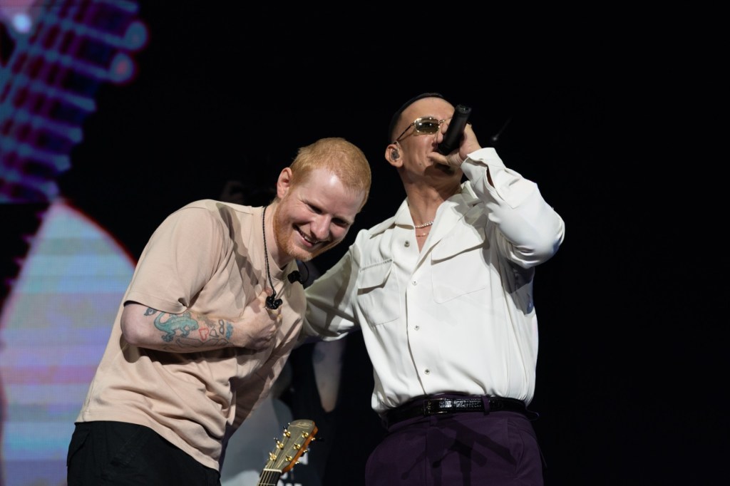 Daddy Yankee es invitado sorpresa de Ed Sheeran en Puerto Rico