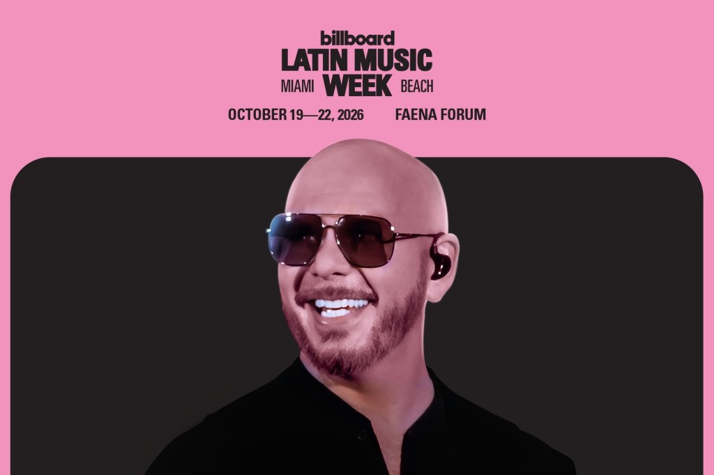 Pitbull se suma a Billboard Latin Music Week 2026 para ‘Superstar Q&A’